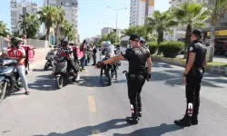 Mersin’de 18 Motosiklet Trafikten Men Edildi