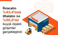 TÜİK: İhracatın Yüzde 43,4'ünü Büyük Ölçekli Girişimler Yaptı