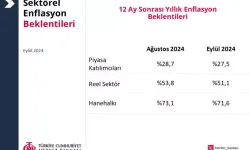 Türkiye Cumhuriyet Merkez Bankası'nın (TCMB) 12 Ay Sonrası İçin Enflasyon Beklentileri Geriledi