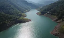 Kocaeli'nin Su İhtiyacını Karşılayan Yuvacık Barajı'ndaki Su Seviyesi Düşüşü