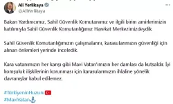 Yerlikaya'nın Türkiye'nin Sınai Sularının İhlalleri Üzerine Yorumlarının Değerlendirilmesi