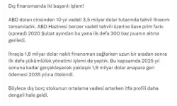 Bakan Şimşek: 3,5 Milyar Dolar Tahvil İhracını Tamamladık