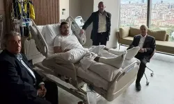 Aziz Yıldırım ve Mahmut Uslu'dan Serhat Akın'a Geçmiş Olsun Ziyareti