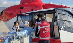 22 Günlük Bebek Tokat'tan Helikopter Ambulansı ile Ankara'ya Sevk Edildi