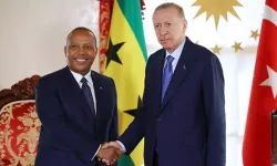 Cumhurbaşkanı Erdoğan'ın Sao Tome ve Principe Başbakanı ile Görüşmesi