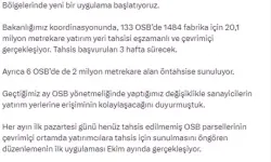 Yeni OSB Arsa Tahsisi Uygulaması