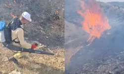 Örtü Yangını Siirt'te Meydana Geldi