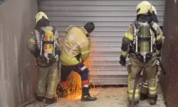 Avcılar'da oto yedek parça deposunda yangın