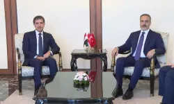 Bakan Fidan ve IKBY Başkanı Barzani Görüşmesi