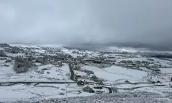 Ordu'da Çambaşı Yaylası'na İlk Kar Yağdı