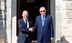 Cumhurbaşkanı Erdoğan, Almanya Başbakanı Scholz'u Kabul Etti