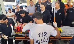 Bıçağın Üzerine Düşen Kerem Bebek, Ambulans Helikopterle Sevk Edildi