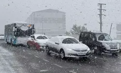 Bitlis'e Mevsimin İlk Karı Yağdı