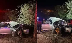 Osmaniye'de Otomobilin Ağaca Çarpması: 1 Ölü, 1 Ağır Yaralı