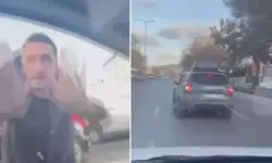 Ataşehir'de Trafikte Yol Verme Kavgası Kamerada