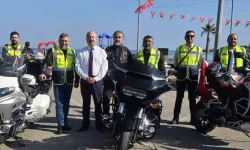 Tekirdağ'da Motosiklet Kulübünden Cumhuriyet Bayramı Turu