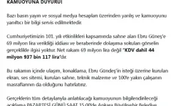 Ankara Büyükşehir'den Ebru Gündeş'e 69 milyon TL verildiği iddiasına açıklama