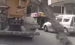 Kağıthane'de Beton Mikseri Yola Harç Dökerken Yakalandı, Cezaya Çarptırıldı