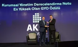 Akiş GYO, 'Kurumsal Yönetim Derecelendirme Notu En Yüksek Olan GYO' Ödülünü Kazandı