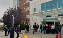 Kırklareli'de Devlet Hastanesi Personeline Yangın ve Zehirli Gaz Eğitimi Verildi