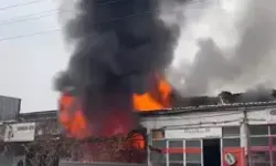 Tokat Küçük Sanayi Sitesi'nde Yangın