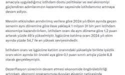 Cevdet Yılmaz: İş Gücüne Katılma Oranı 2024 Ekim Ayında En Yüksek Seviyesine Ulaştı