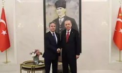 Cumhurbaşkanı Erdoğan, ABD Dışişleri Bakanı Blinken'i Esenboğa Havalimanı'nda Kabul Etti