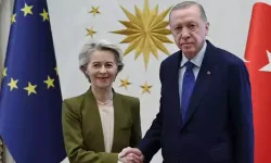 Cumhurbaşkanı Erdoğan, AB Komisyonu Başkanı Ursula von der Leyen'i Kabul Etti