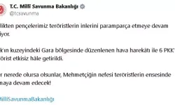 MSB: Irak'ın Kuzeyinde 6 PKK'lı Terörist Etkisiz Hale Getirildi