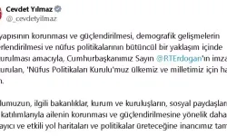 Cumhurbaşkanı Yardımcısı Yılmaz: 'Nüfus Politikaları Kurulu', Kapsayıcı ve Etkili Politikalar Üretecek