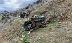 Feci Kaza! Zeytin İşçilerini Taşıyan Cip Uçuruma Yuvarlandı: 1 Ölü, 6 Yaralı