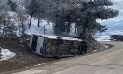 Minibüs Kazasında 22 Hindistanlı İşçi Yaralandı, Sürücü Sağ Kurtuldu!