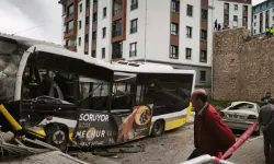 Otobüsün Kontrolü Kayboldu, 10 Metre Yükseklikten Düşüp Şoförünü Ağır Yaraladı