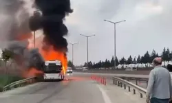 Belediye Otobüsünde Yangın Çıktı