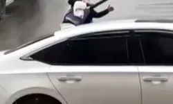 Kendisine Silah Doğrultan Kayınpederine Müdahale Etti; O Anlar Kamerada!