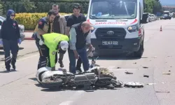 Elektrikli Bisiklet Sürücüsü Yaralandı, Ambulansa Binmek İstemedi