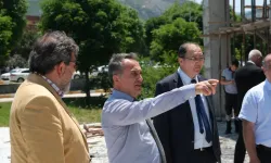 Rektör Yılmaz, Muhammed Emin Saraç Camii İnşaatını Yerinde İnceledi