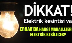 Erbaa’da 8–10 Temmuz Arasında Elektrik Kesintisi: Mahalle Mahalle, Saat Saat Plan Açıklandı