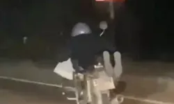 Yüzüstü Motosiklet Kullanan Sürücüye Ceza ve Sürücü Belgesi İptali