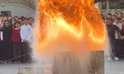 Ortaokul Öğrencilerine Yangın ve Afet Eğitimi