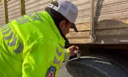 Kış Lastiği Denetiminde 10 Ticari Araca Ceza