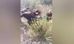 Beton Mikseri Uçuruma Devrildi: Sürücü Ekiplerce Kurtarıldı