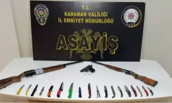 Polis Denetiminde Silah ve Uyuşturucu Ele Geçirildi