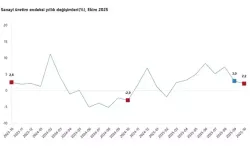 TÜİK: Sanayi Üretimi Yıllık Artış Gösterdi