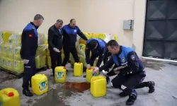 73 Bin Litre Sahte Ayçiçeği Yağı Ele Geçirildi