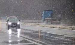 Bolu Dağı’na Mevsimin İlk Karı Düştü