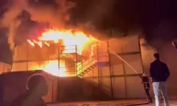 Şantiyede Yangın: İşçi Yatakhanesi Kullanılamaz Hale Geldi