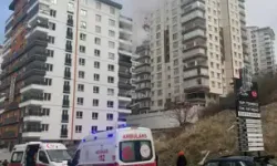 6. Kat Dairesinde Çıkan Yangında Anne ve Oğlu Kurtarıldı