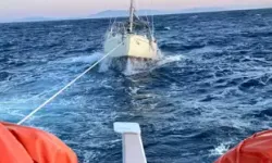 Makine Arızası Yapan Tekne Bodrum’a Yedeklendi