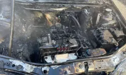 Seyir Halindeki Otomobil Alev Aldı